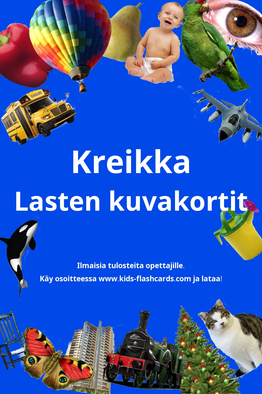 Ilmaisia tulostettavia lasten kuvakortteja Kreikka
