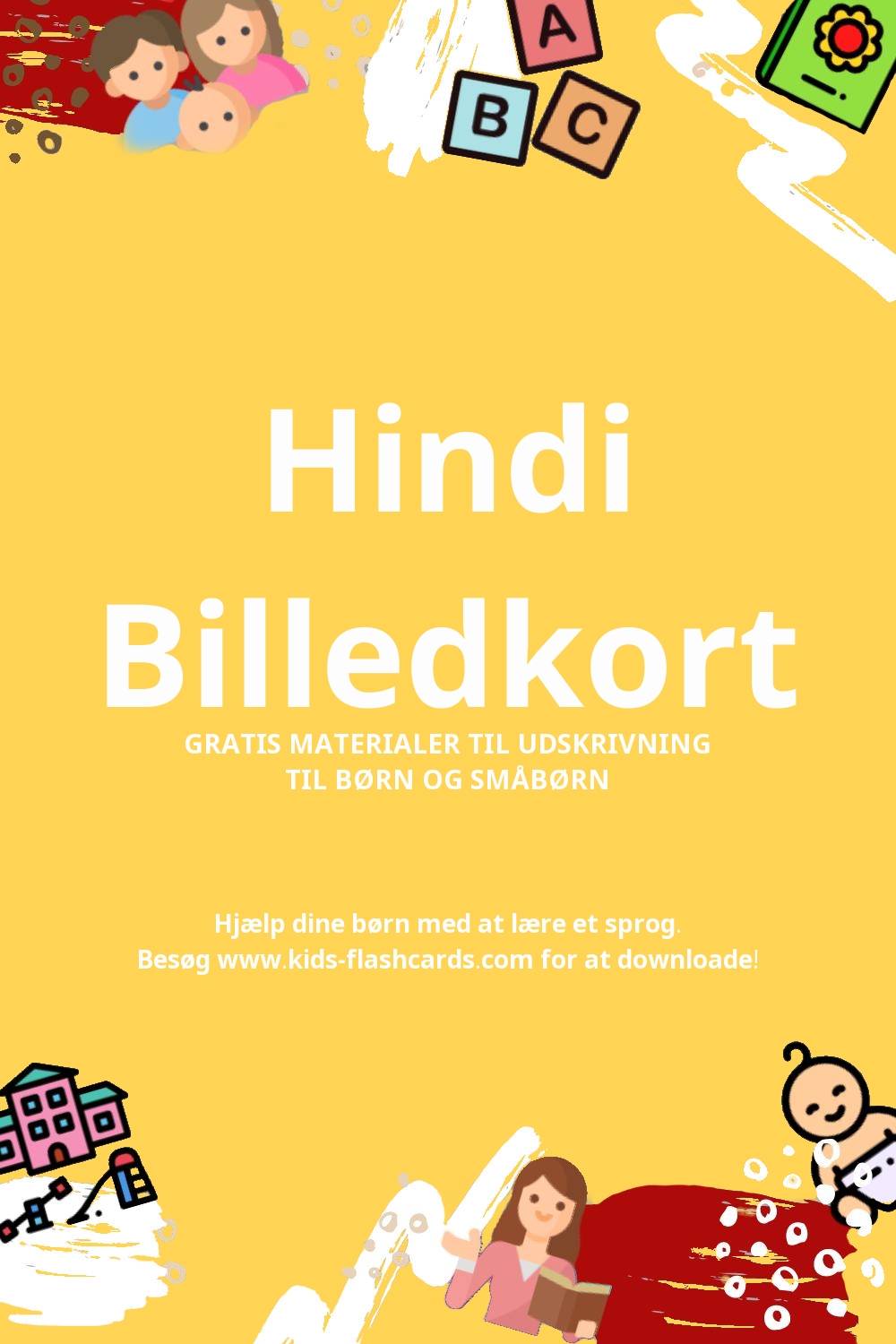 Arbejdsark til at lære Hindi sprog