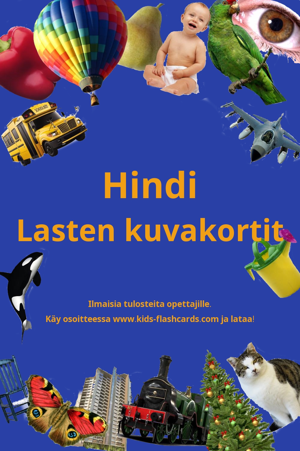 Ilmaisia tulostettavia lasten kuvakortteja Hindi