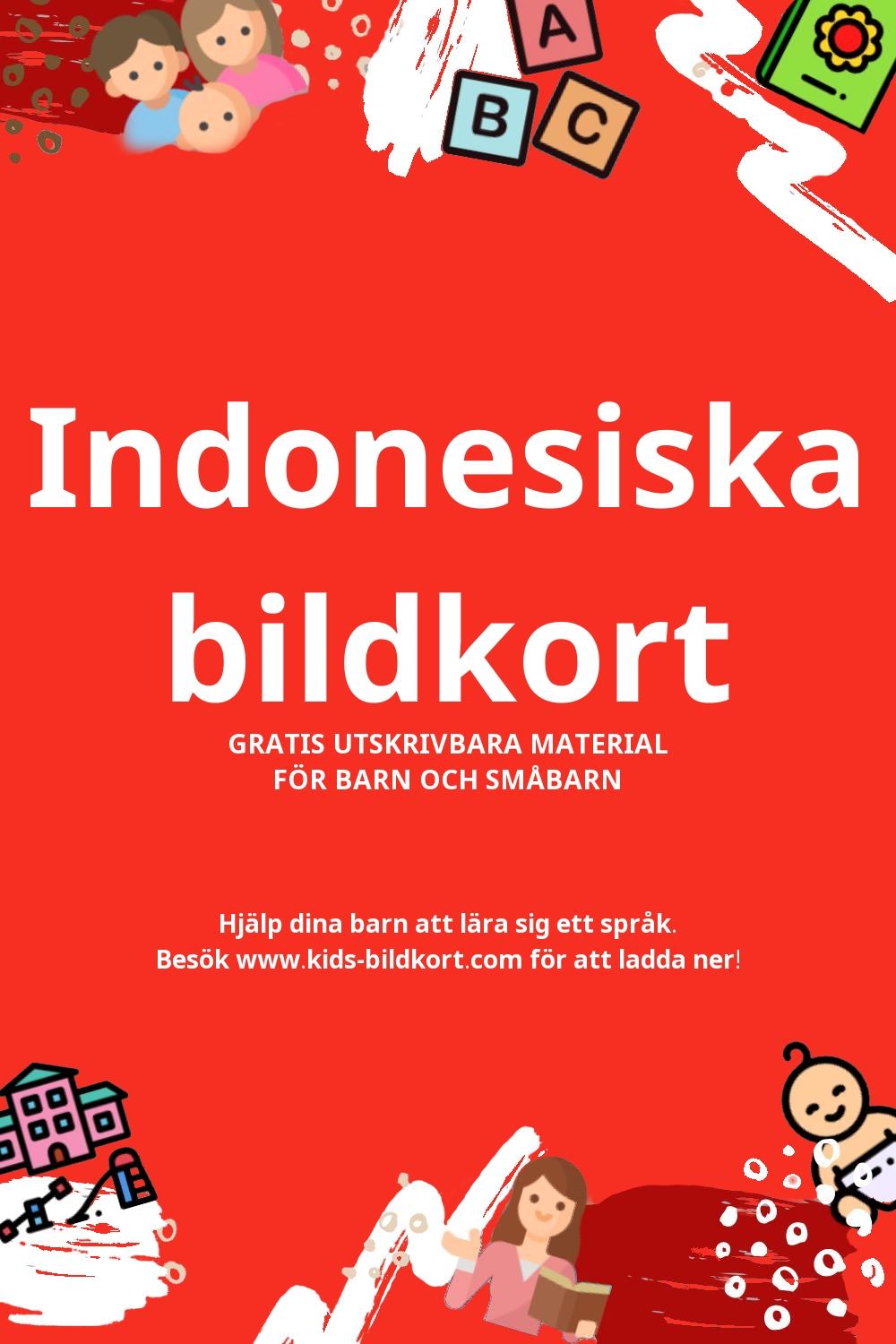 Arbetsblad för att lära sig Indonesiska
