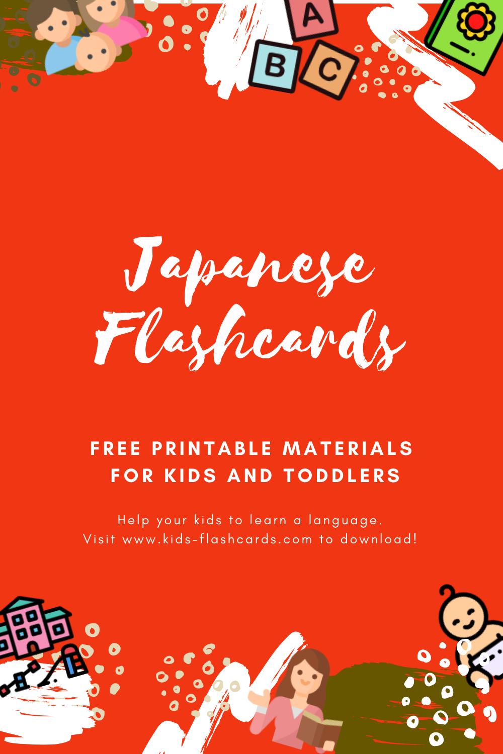 Free Japanese Printables