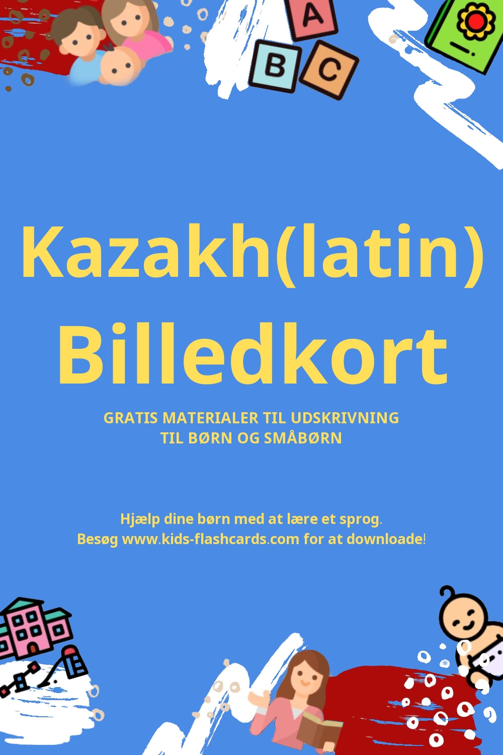 Arbejdsark til at lære Kazakh(latin) sprog