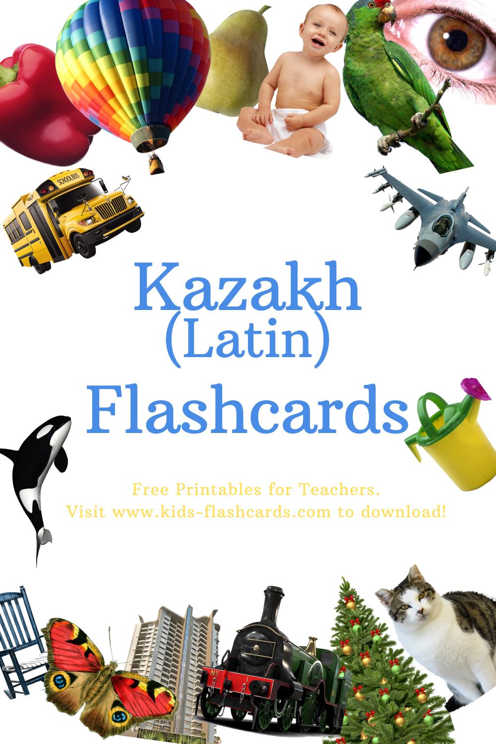 Worksheets to learn Kazakh(latin) language