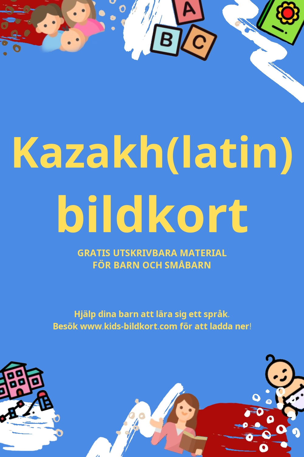 Arbetsblad för att lära sig Kazakh(latin)