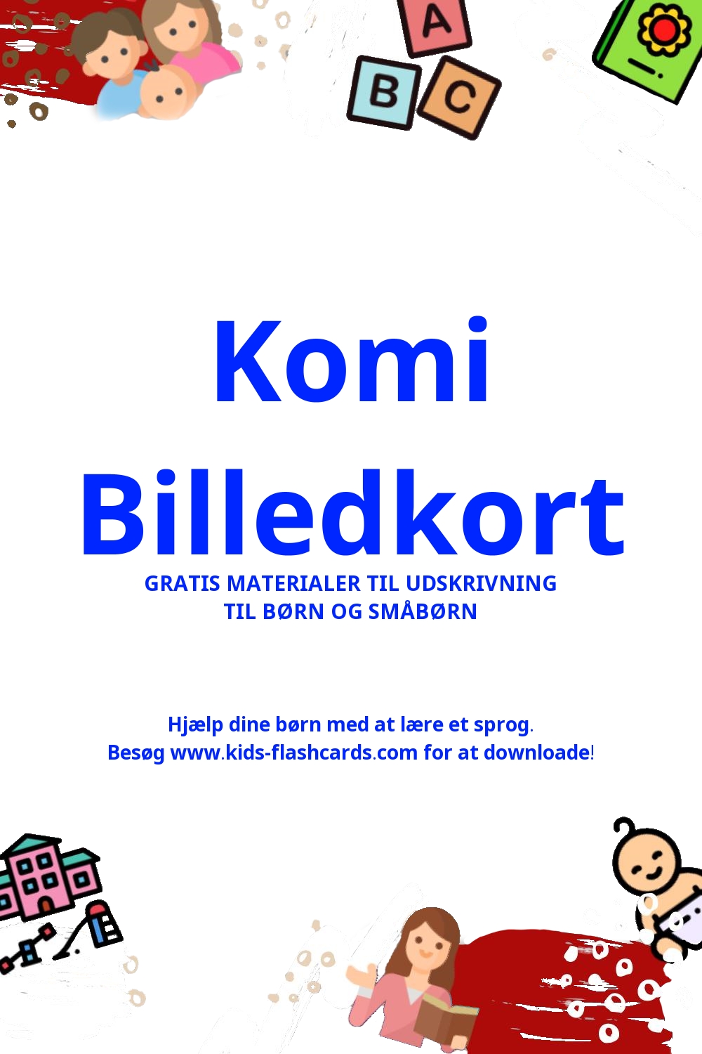 Arbejdsark til at lære Komi sprog