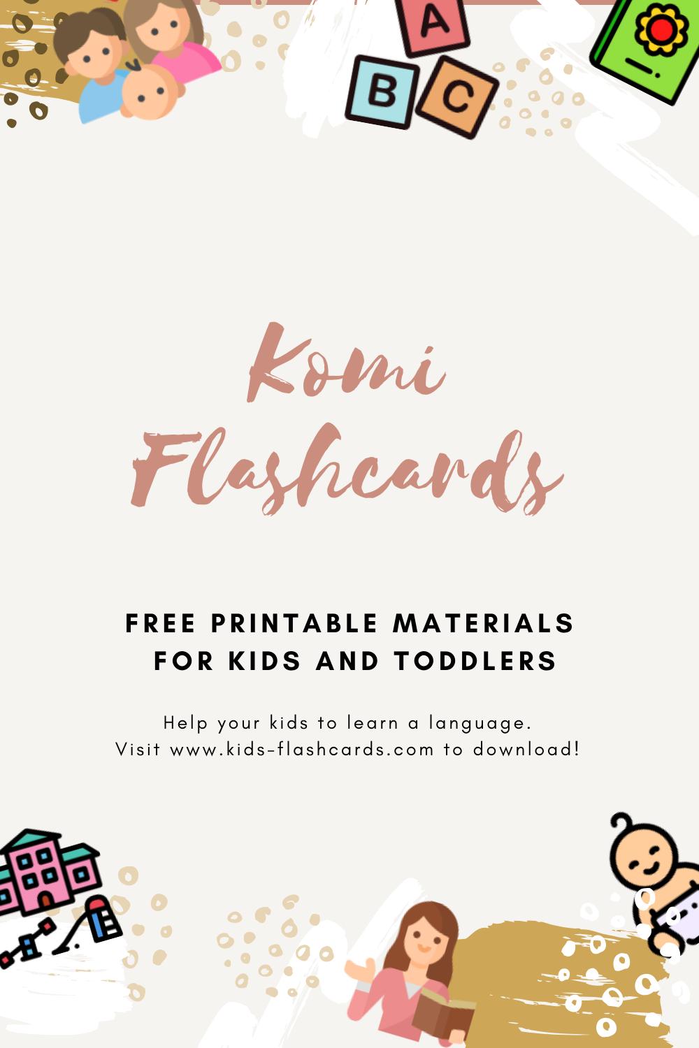 Free Komi Printables