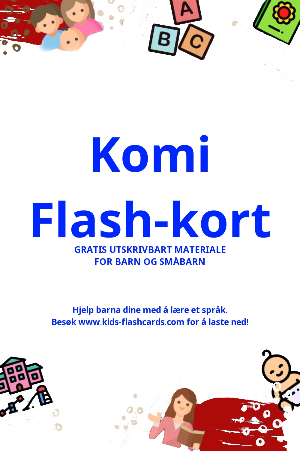 Arbeidsark for å lære Komi