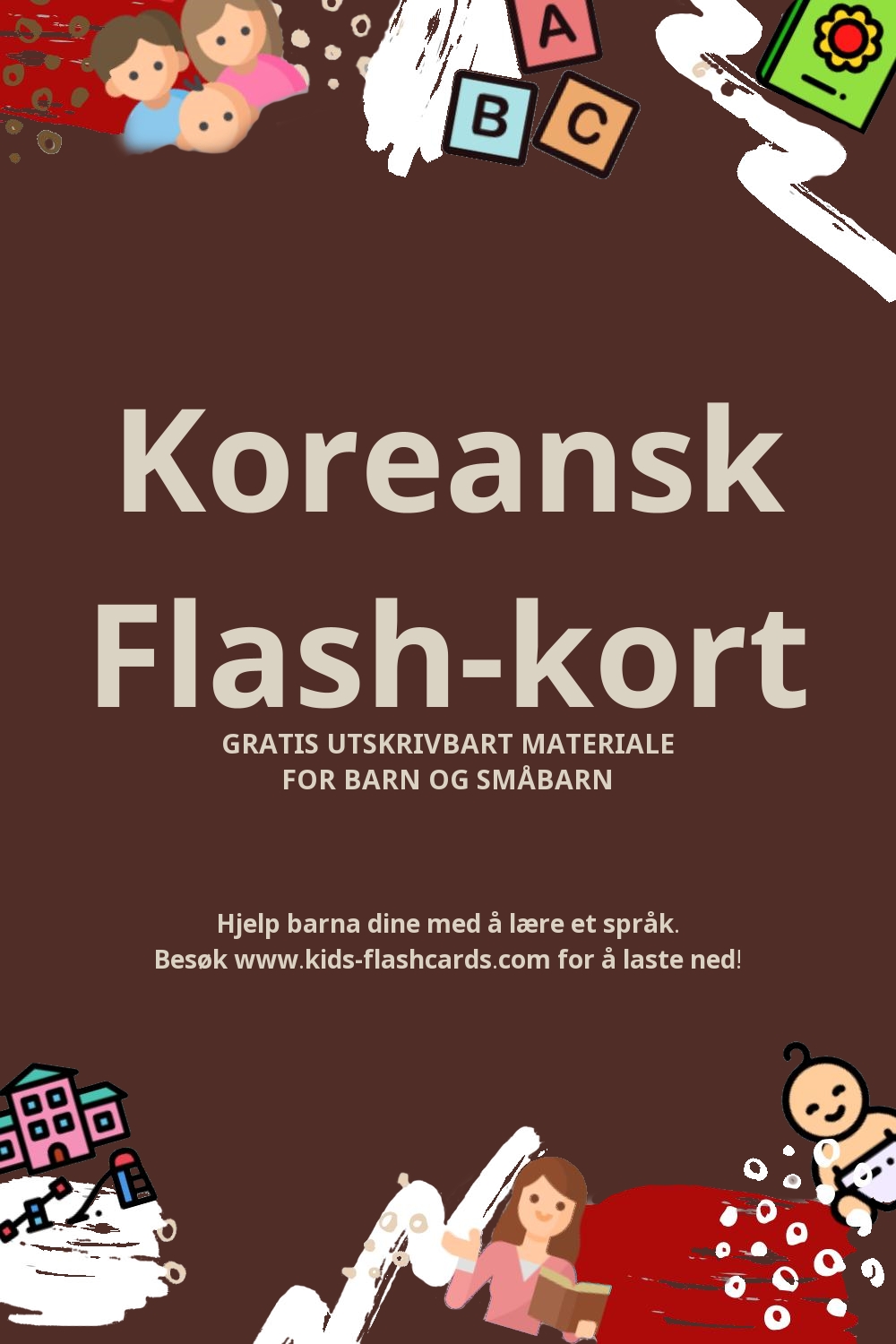 Arbeidsark for å lære Koreansk