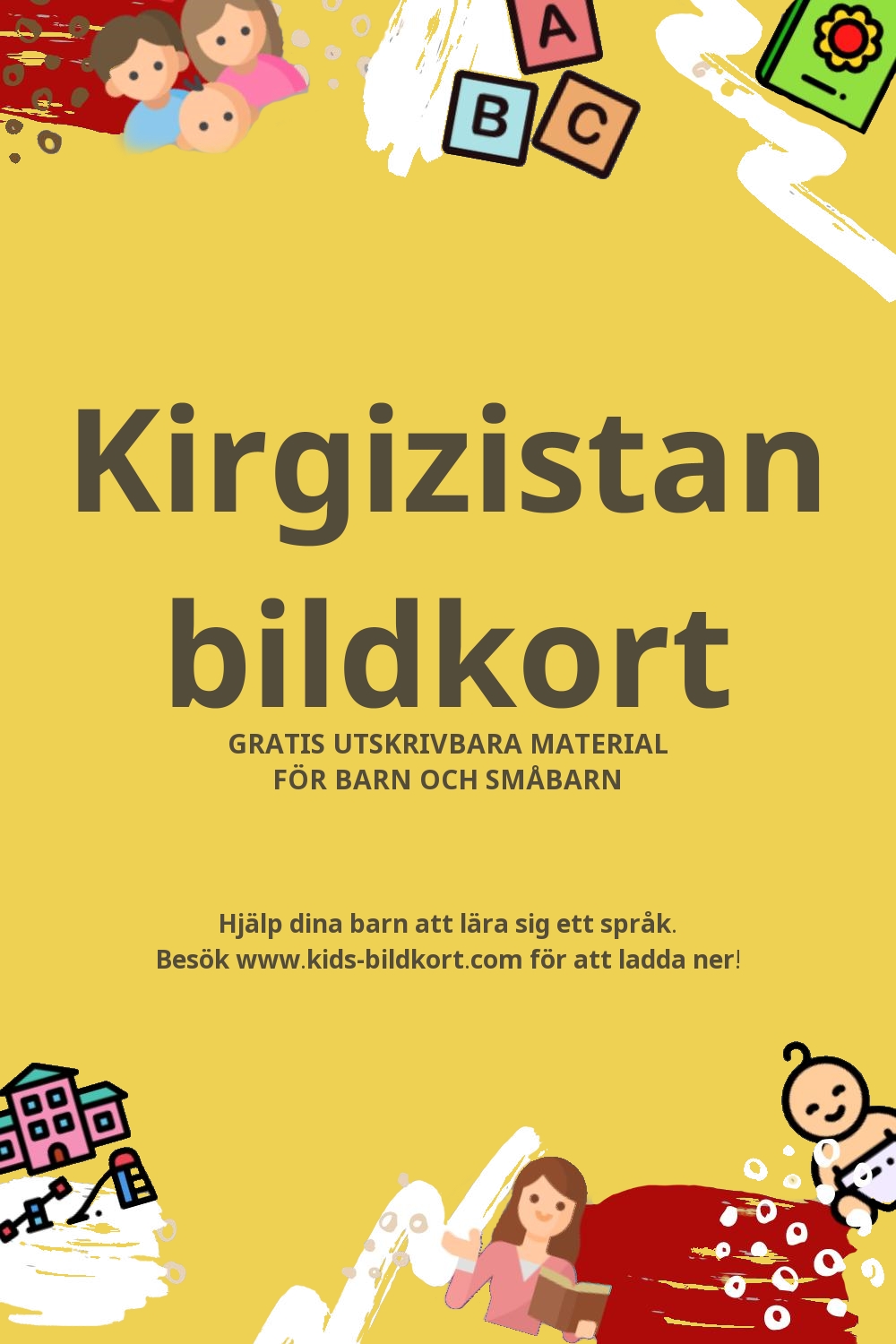 Arbetsblad för att lära sig Kirgizistan