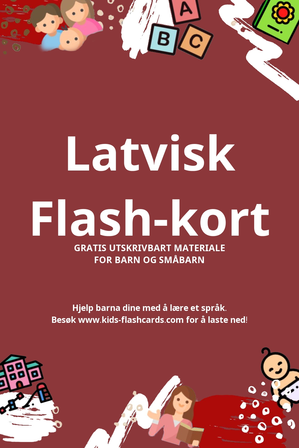 Arbeidsark for å lære Latvisk