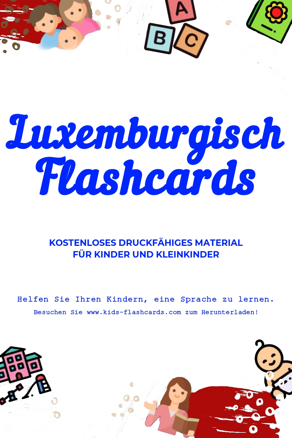 Arbeitsblätter zum Erlernen der Luxemburgischen Sprache