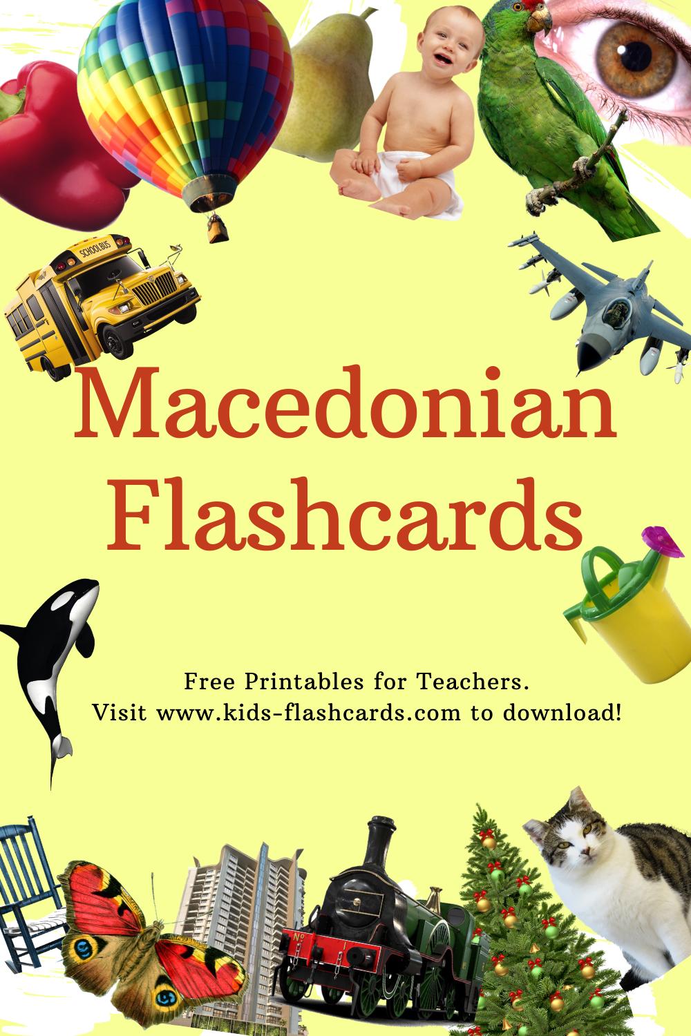 Worksheets to learn Macedonian language