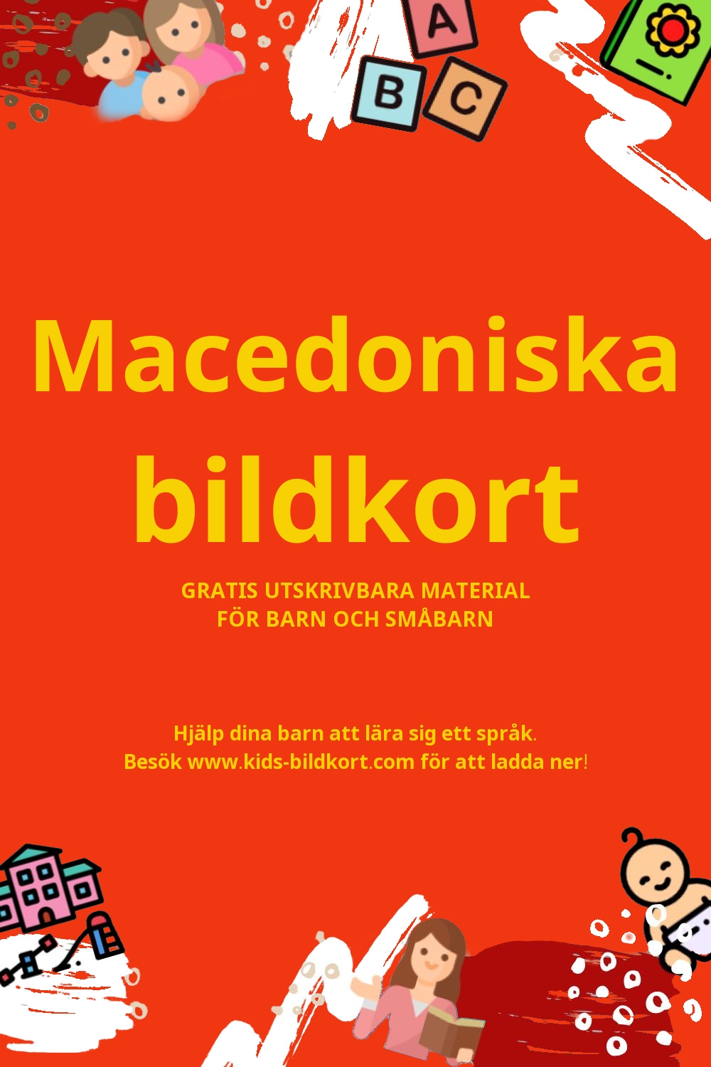 Arbetsblad för att lära sig Macedoniska