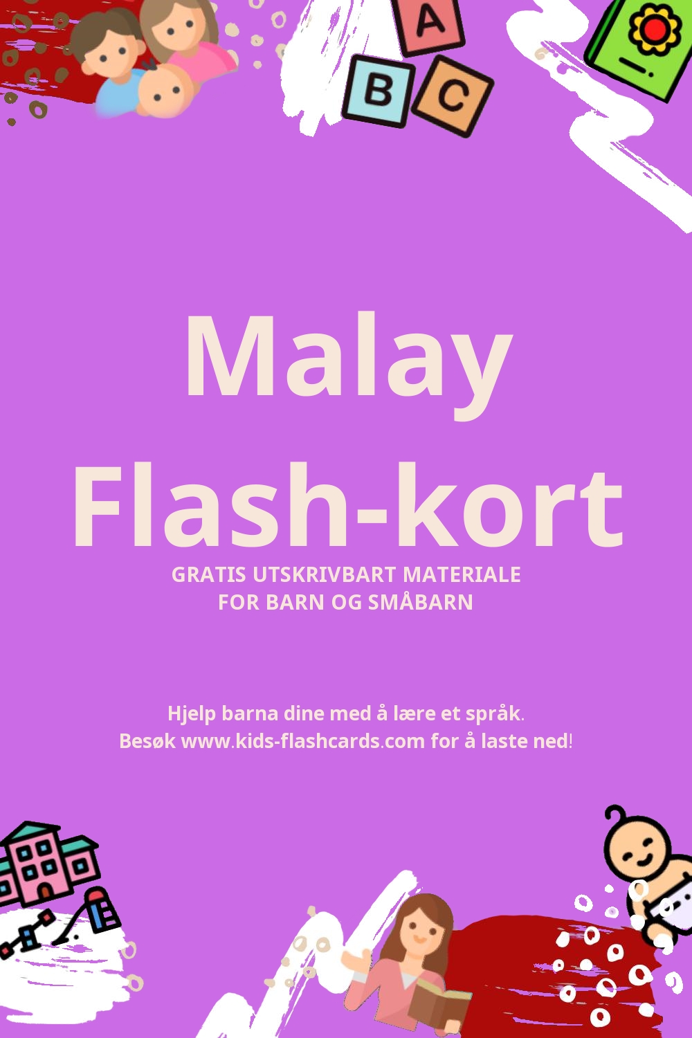 Arbeidsark for å lære Malay