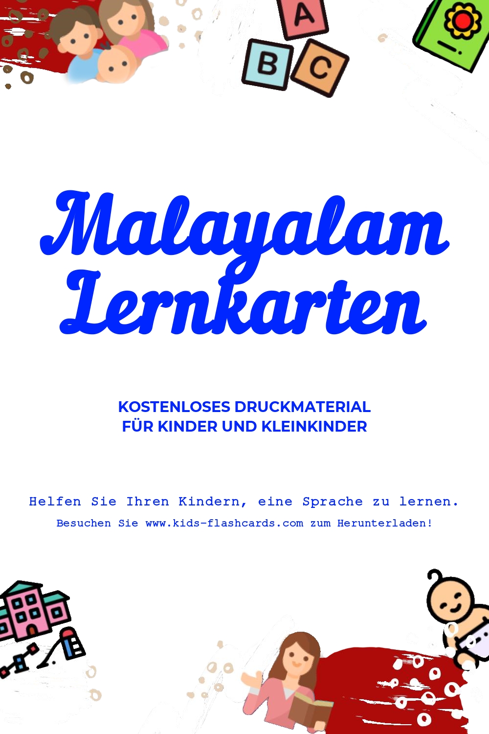 Arbeitsblätter zum Erlernen der Malayalamen Sprache