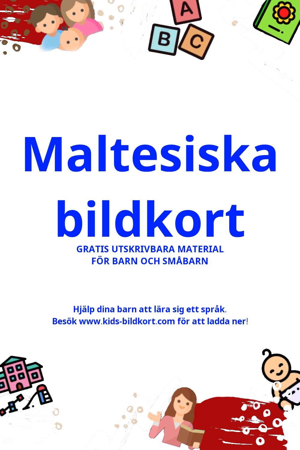 Arbetsblad för att lära sig Maltesiska