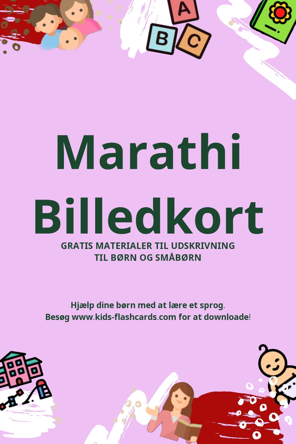Arbejdsark til at lære Marathi sprog