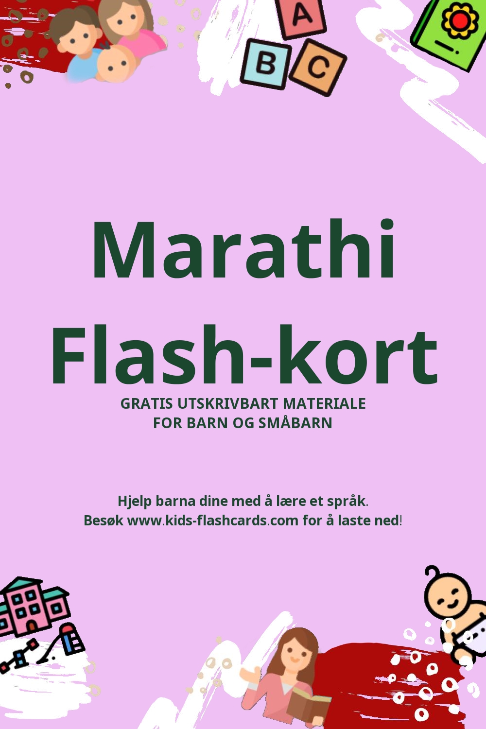 Arbeidsark for å lære Marathi