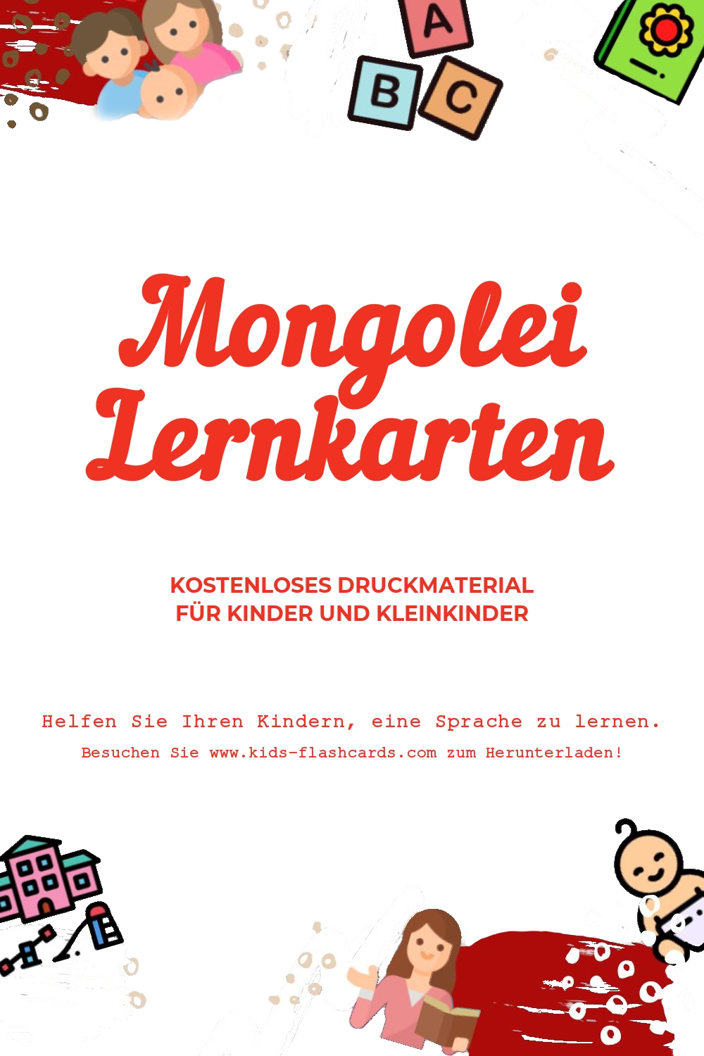 Arbeitsblätter zum Erlernen der Mongoleien Sprache