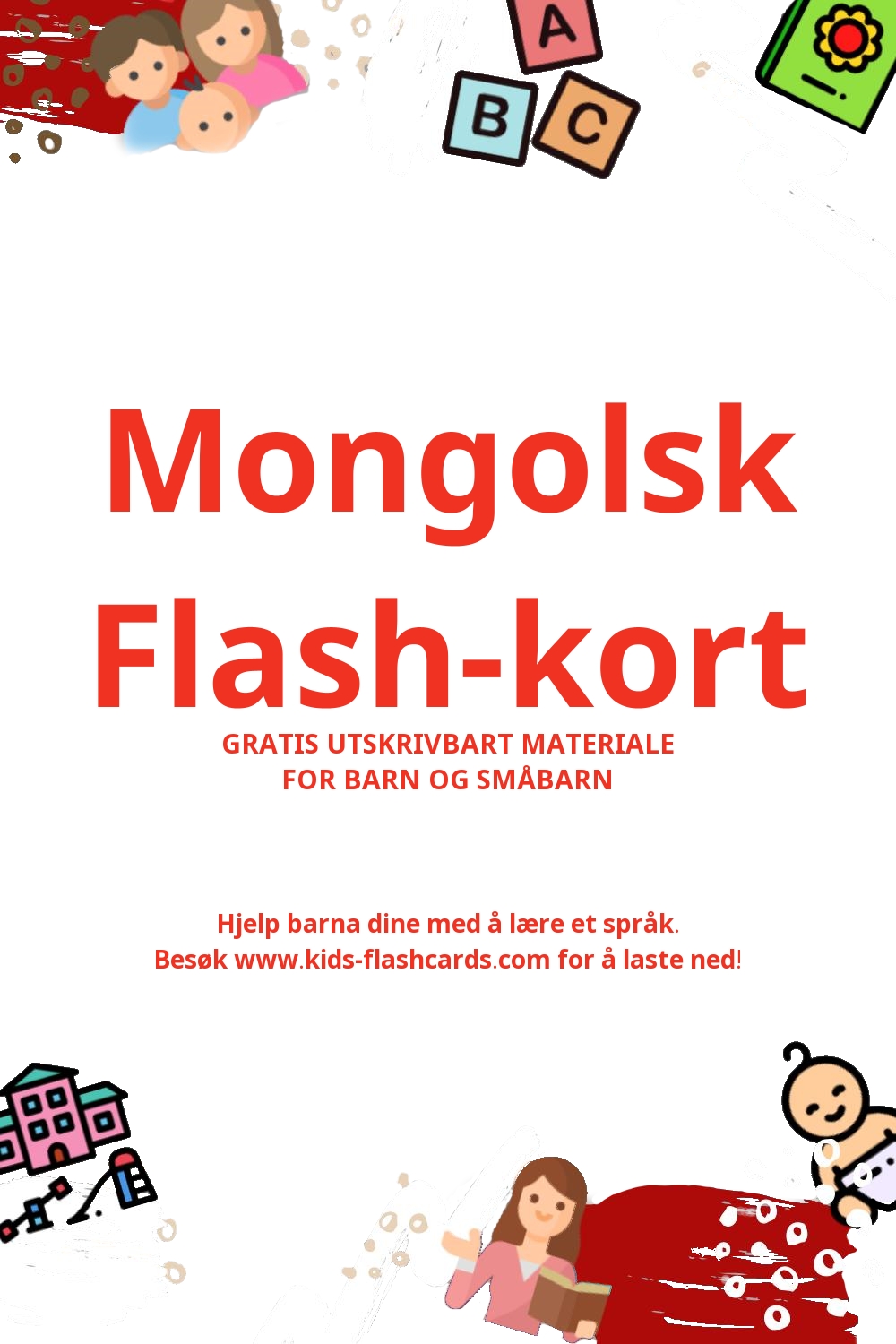 Arbeidsark for å lære Mongolsk