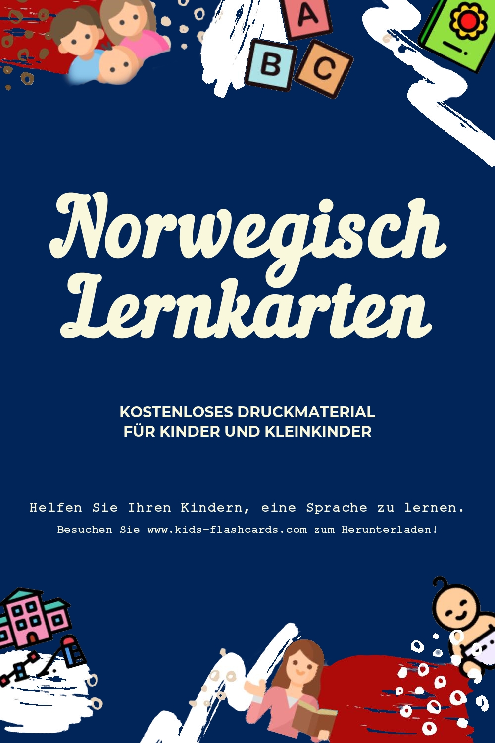 Arbeitsblätter zum Erlernen der Norwegischen Sprache