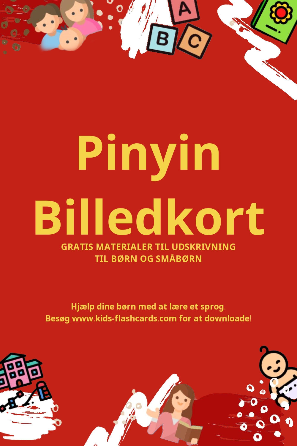 Arbejdsark til at lære Pinyin sprog