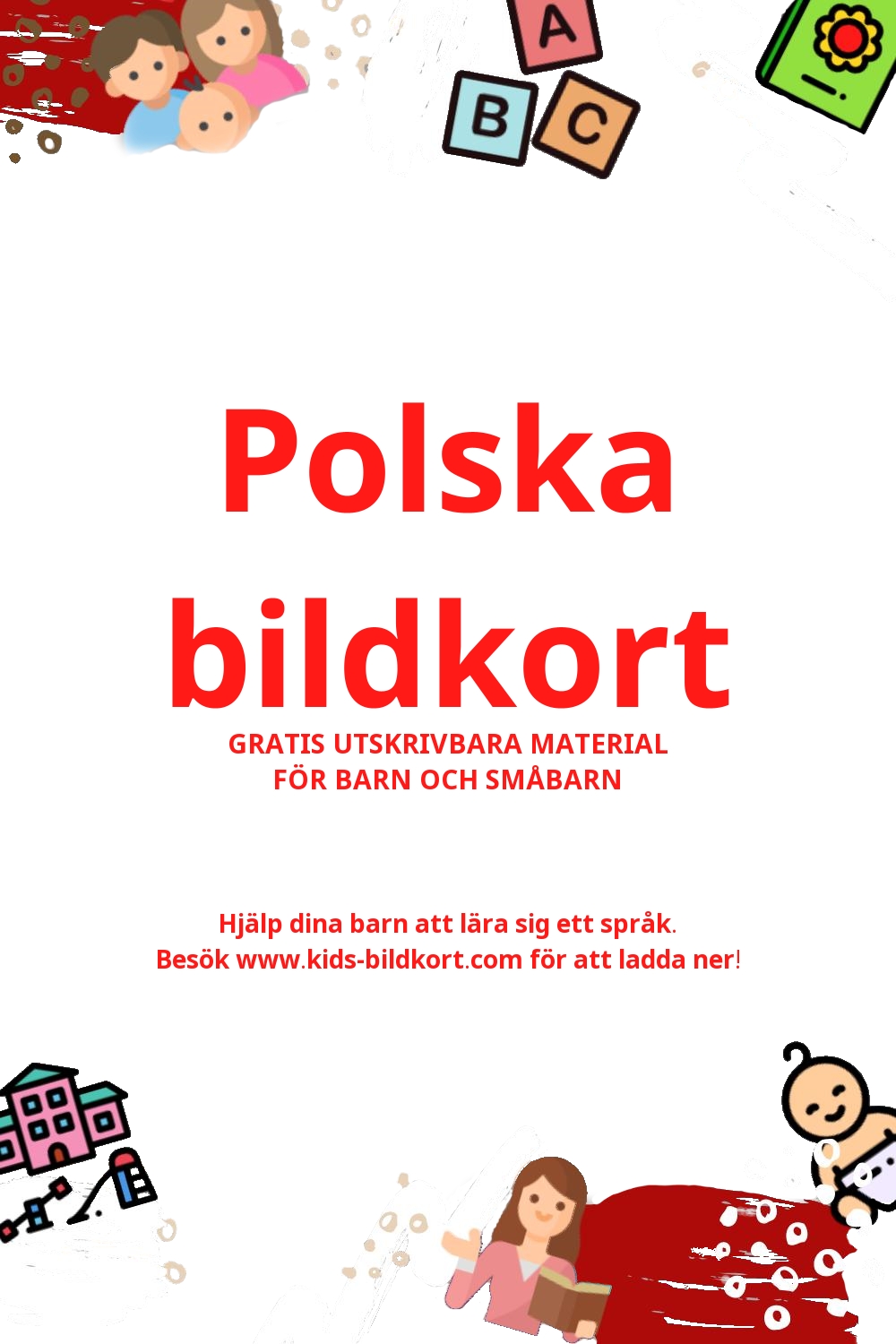 Arbetsblad för att lära sig Polska