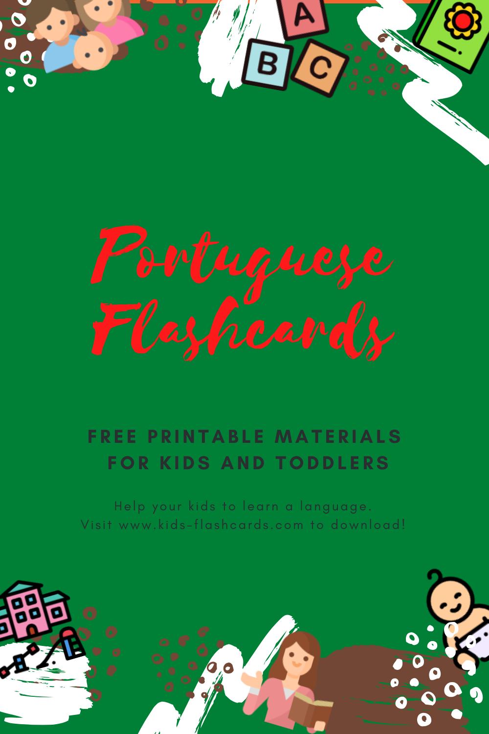 Free Portuguese Printables