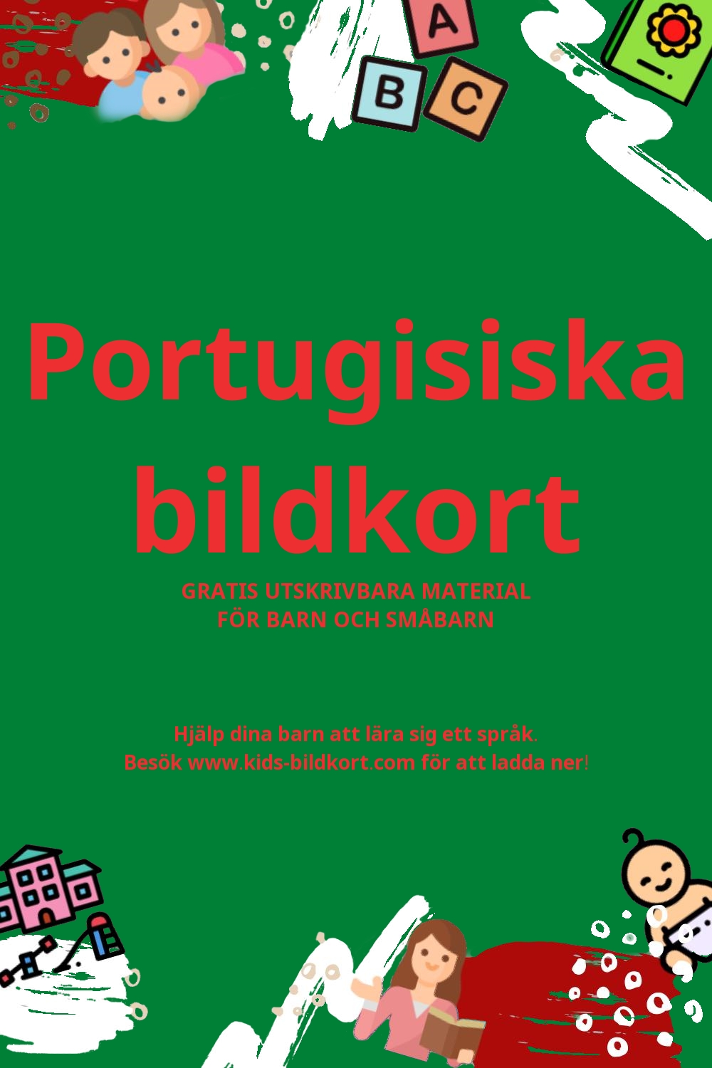 Arbetsblad för att lära sig Portugisiska
