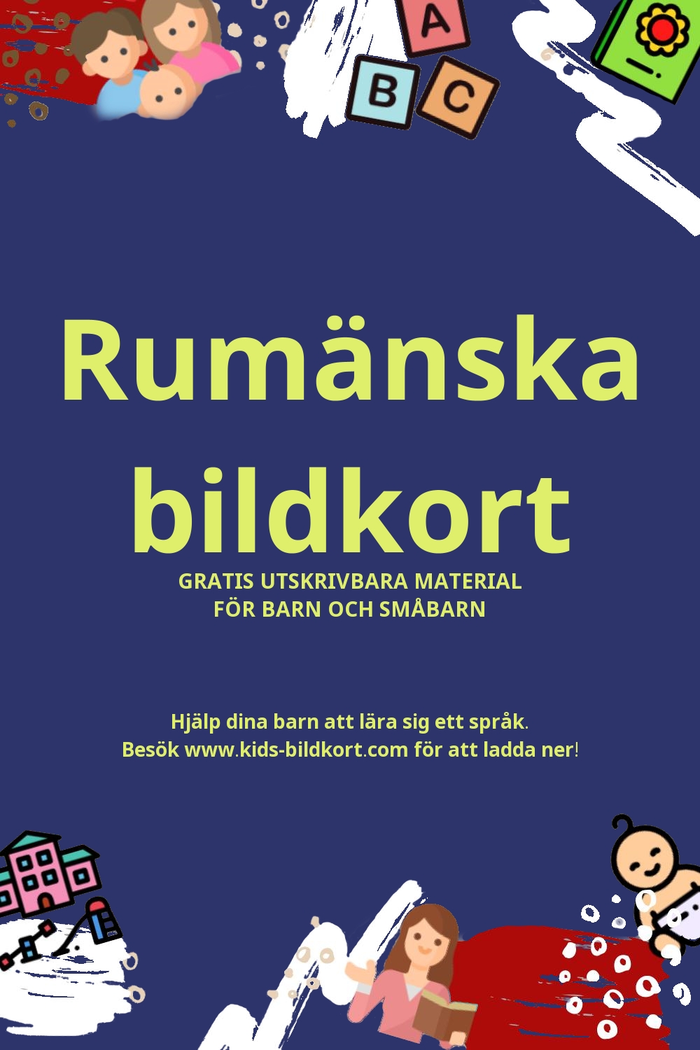 Arbetsblad för att lära sig Rumänska