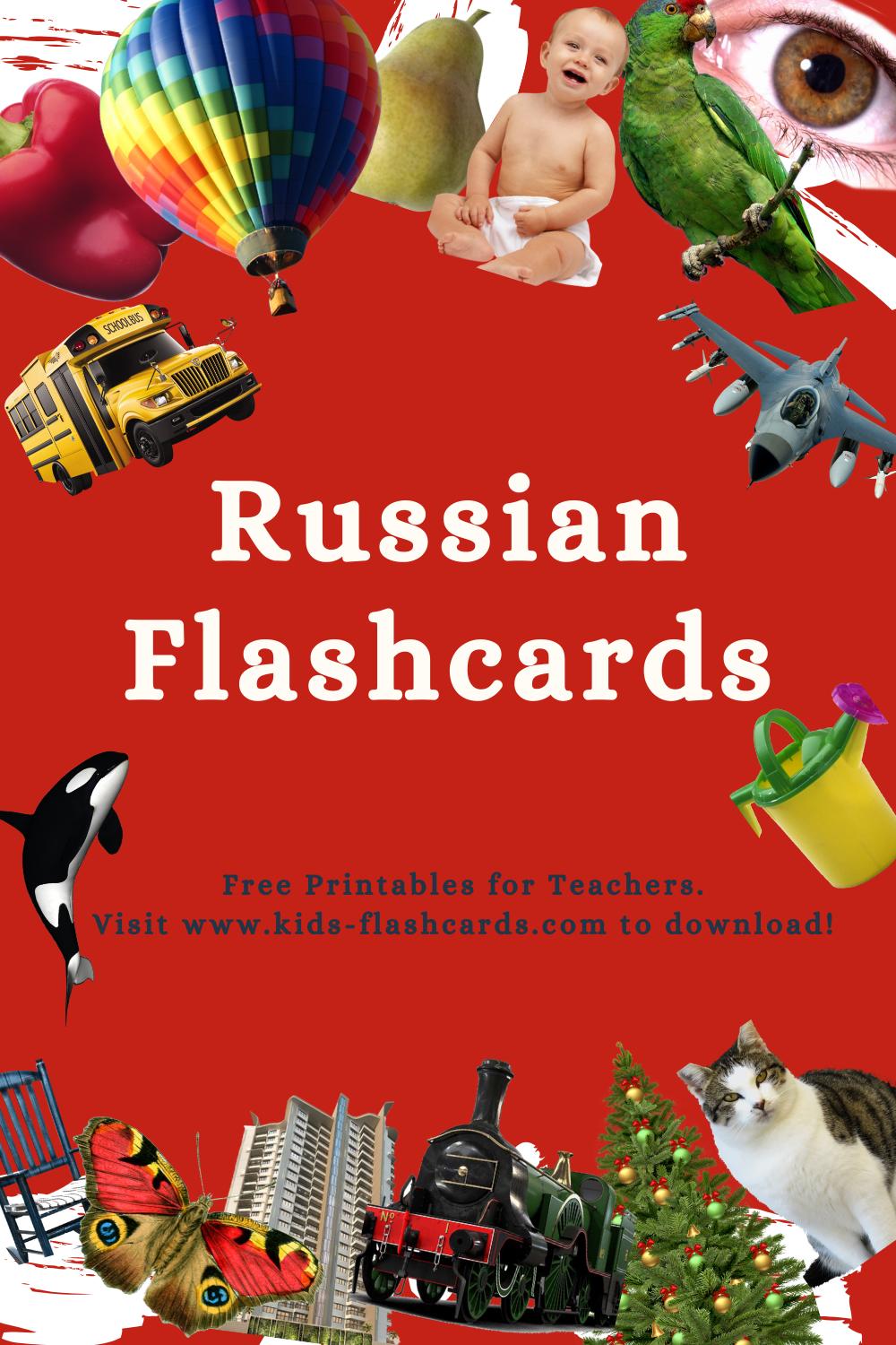 Worksheets to learn Russian language