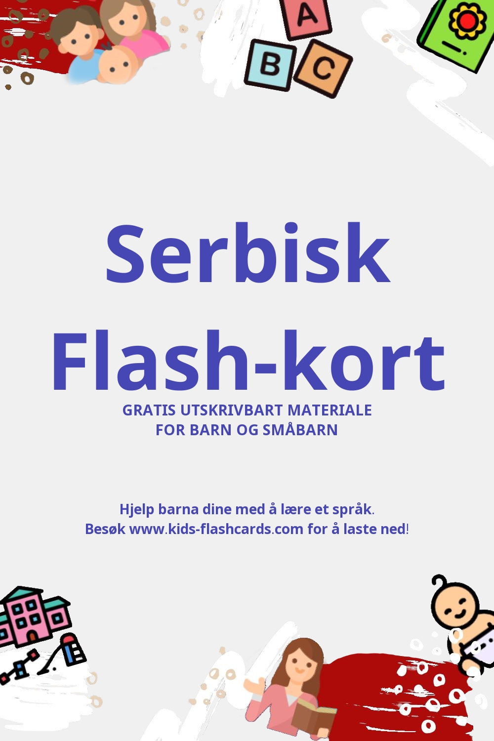 Arbeidsark for å lære Serbisk