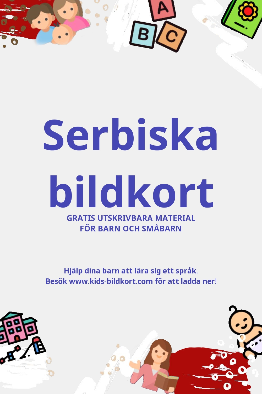 Arbetsblad för att lära sig Serbiska