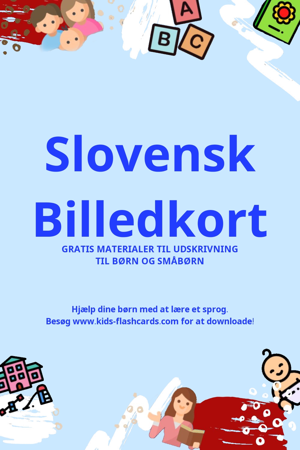 Arbejdsark til at lære Slovensk sprog
