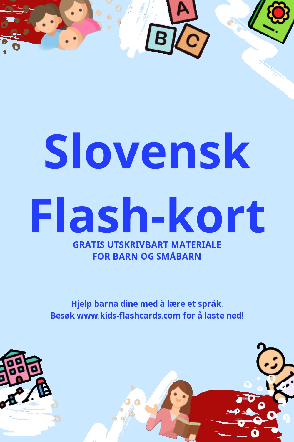 Arbeidsark for å lære Slovensk