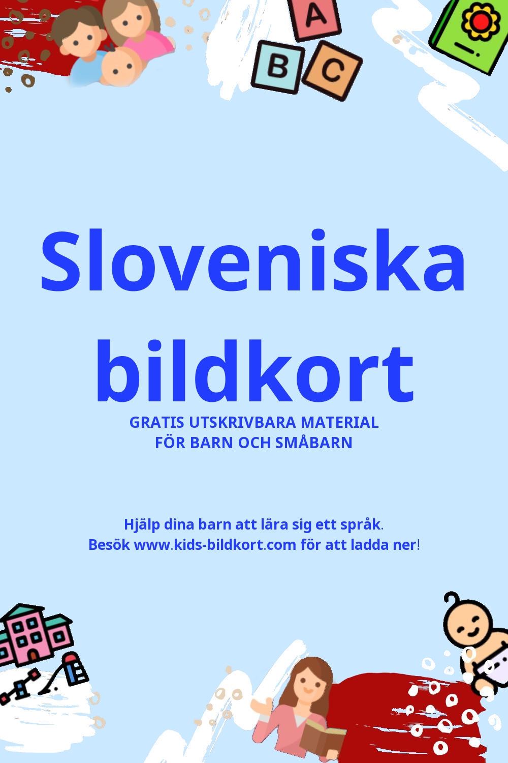 Arbetsblad för att lära sig Sloveniska