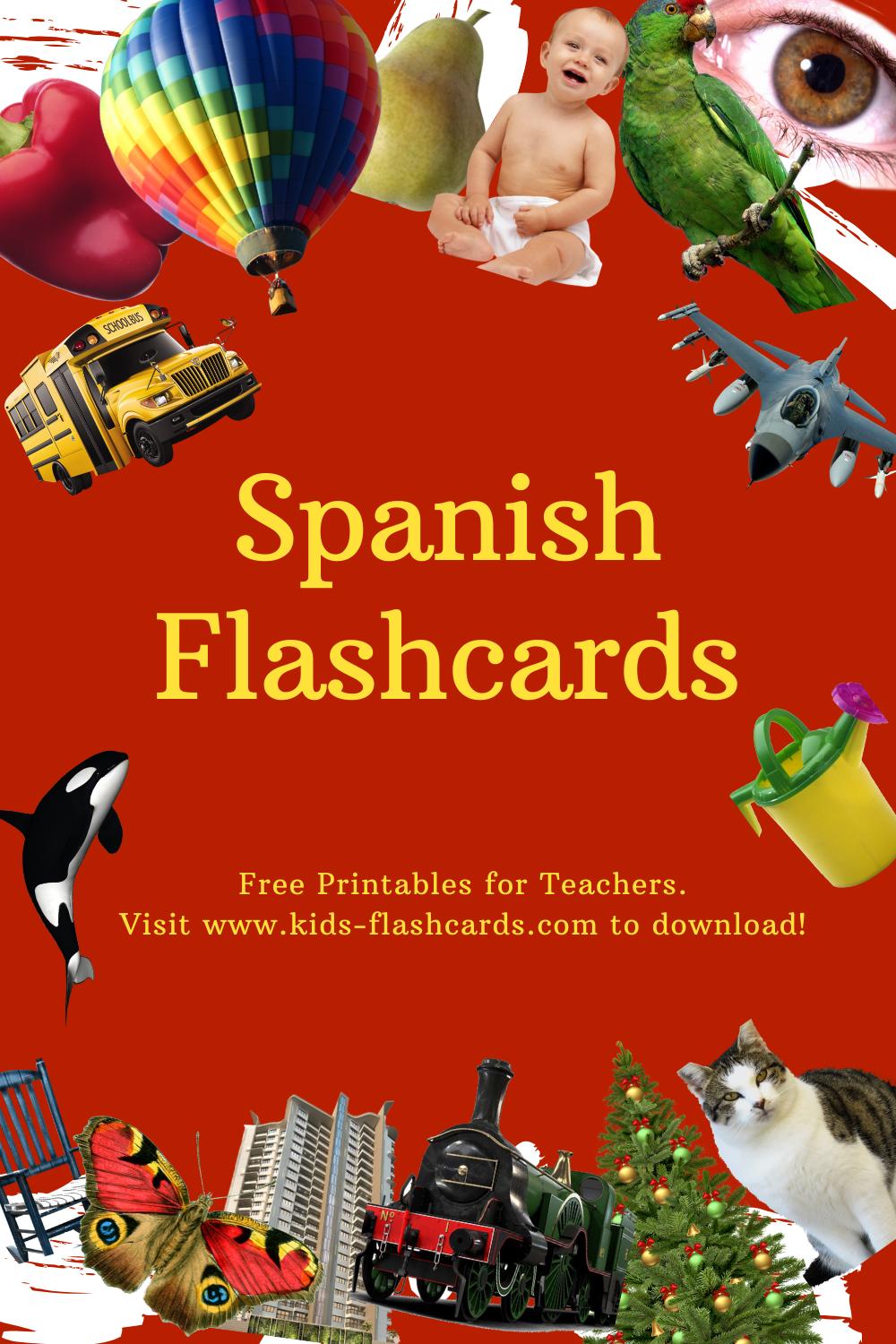 Worksheets to learn Spanish language