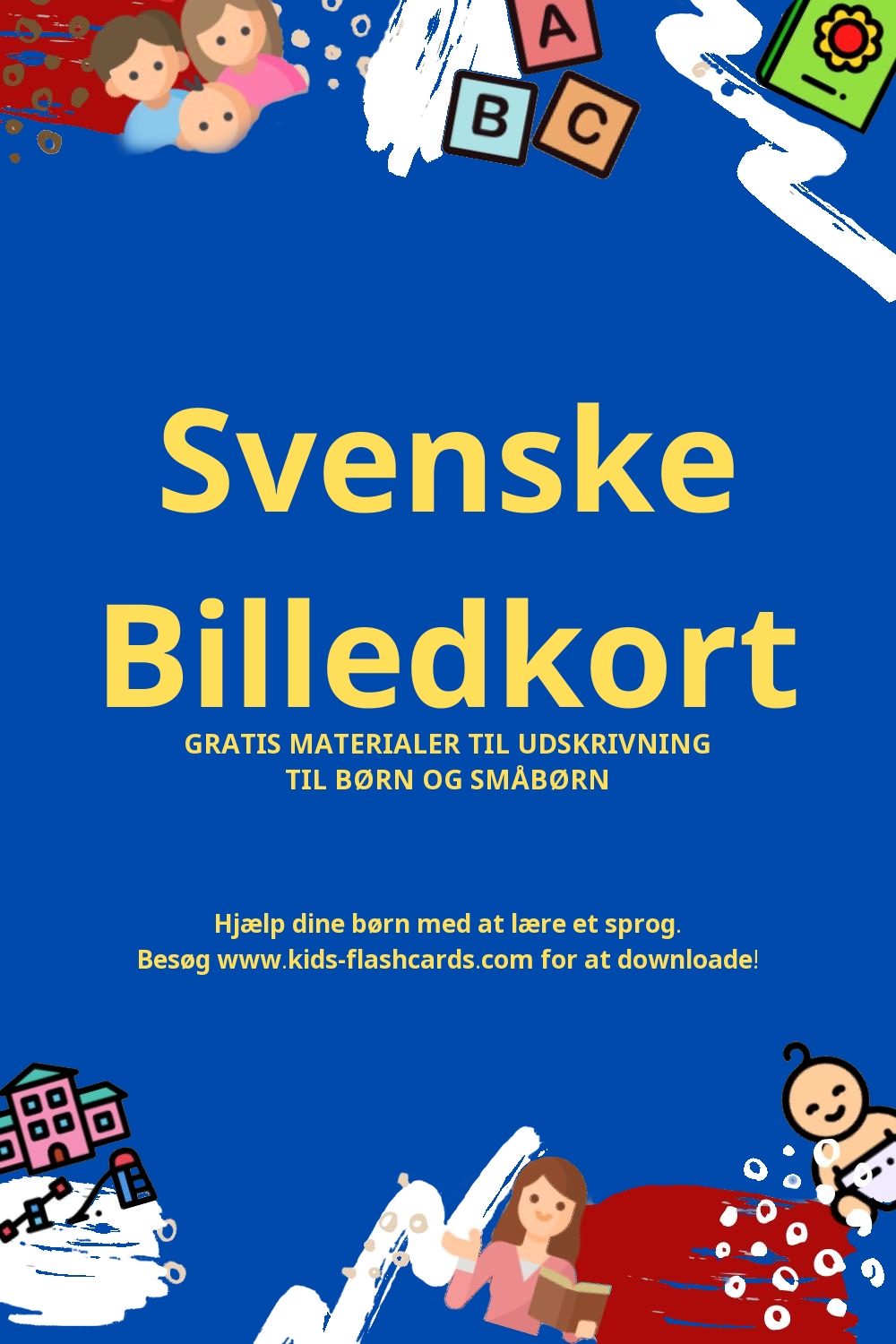 Arbejdsark til at lære Svenske sprog