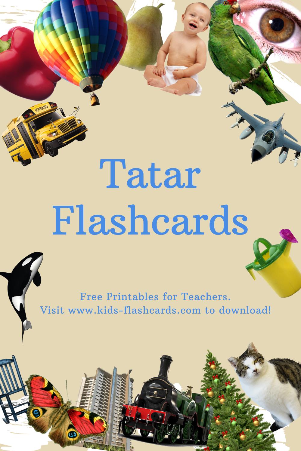 Worksheets to learn Tatar language