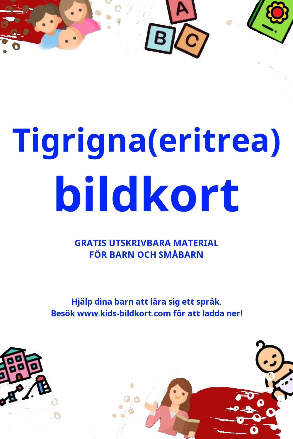 Arbetsblad för att lära sig Tigrigna(eritrea)