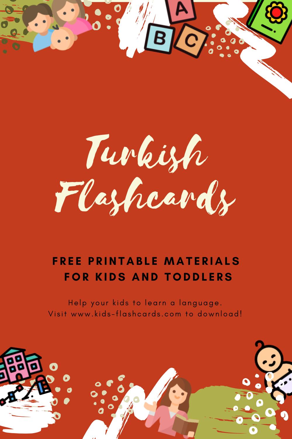 Free Turkish Printables