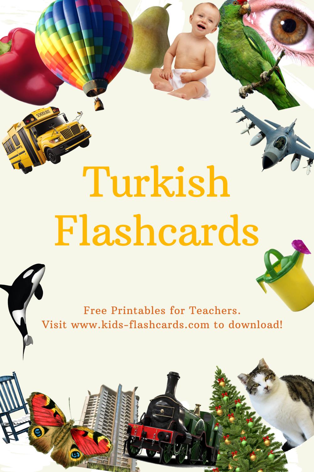 Worksheets to learn Turkish language