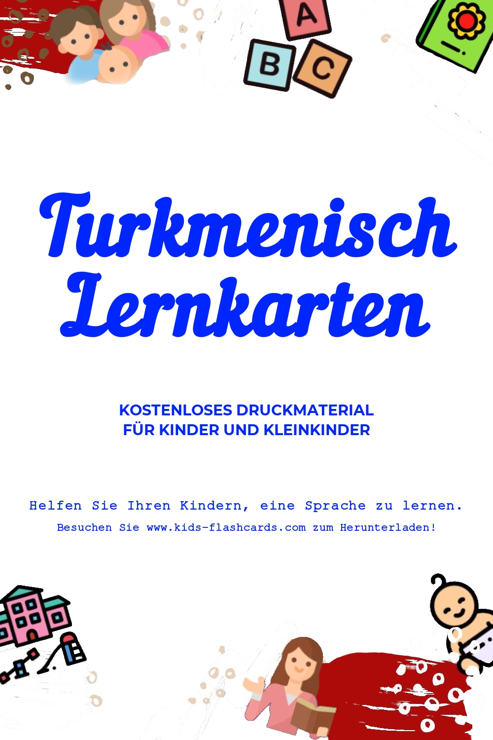 Arbeitsblätter zum Erlernen der Turkmenischen Sprache