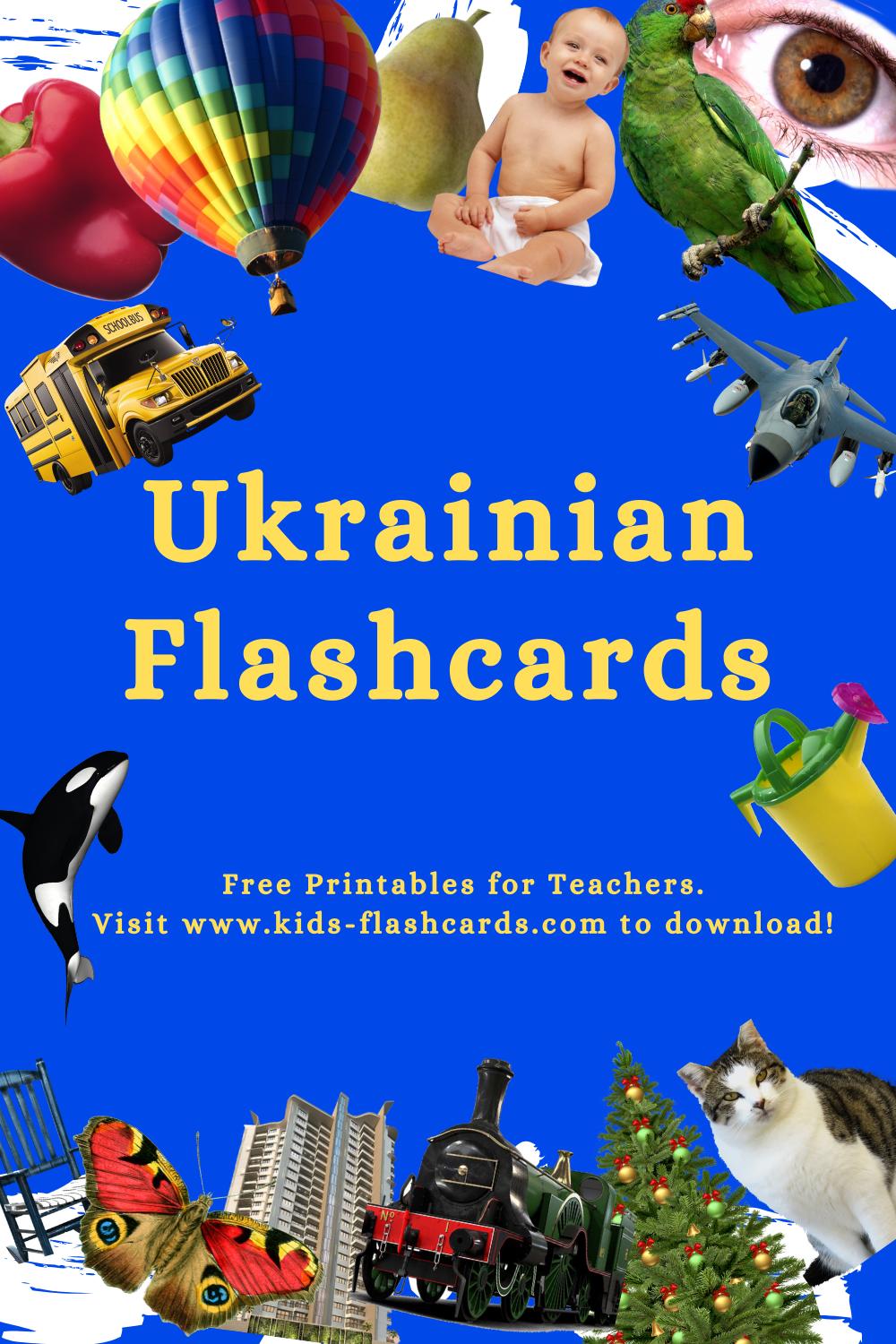 Worksheets to learn Ukrainian language