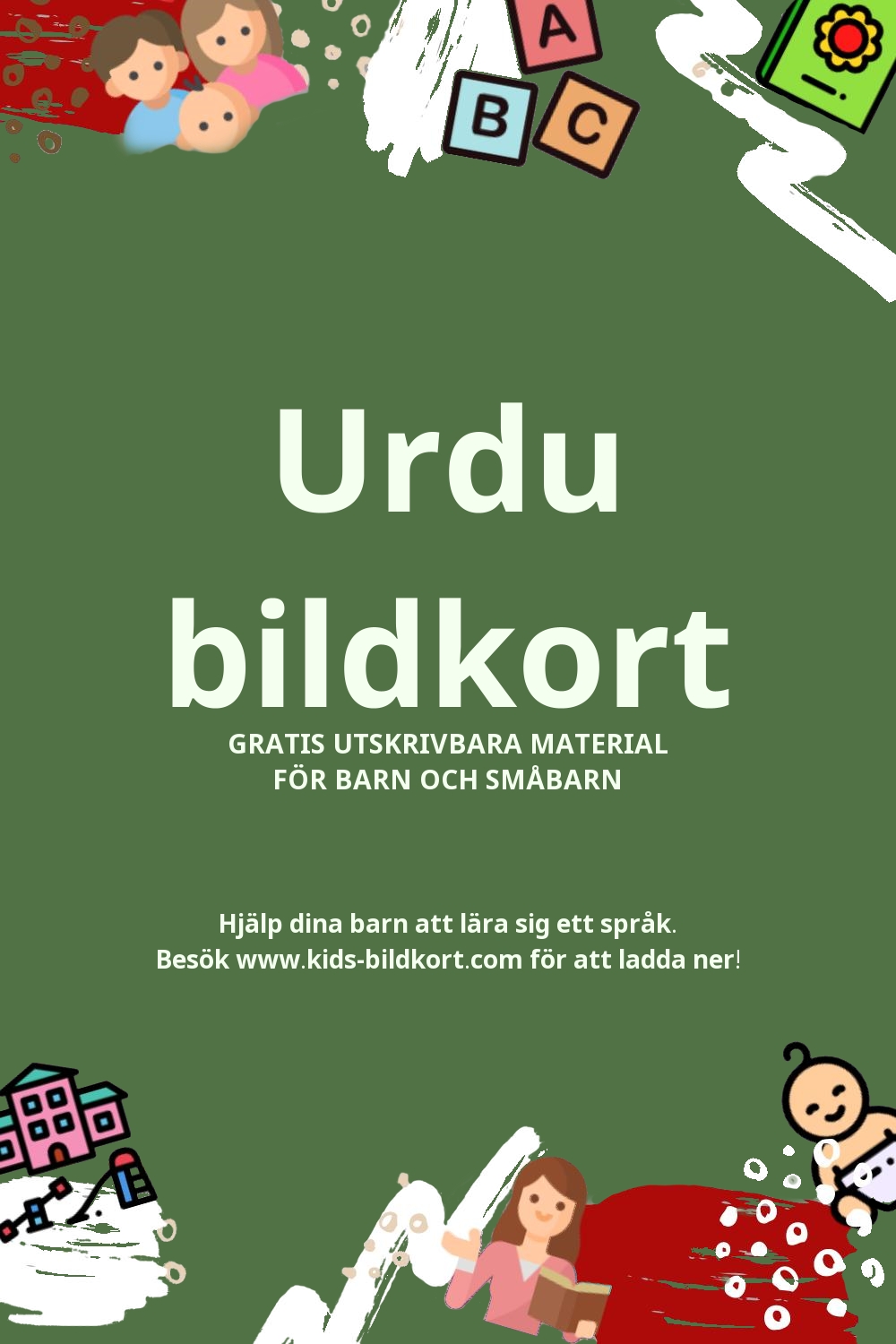 Arbetsblad för att lära sig Urdu