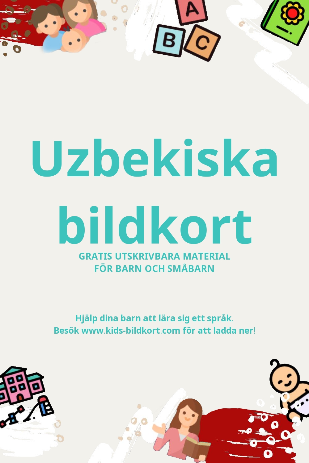 Arbetsblad för att lära sig Uzbekiska