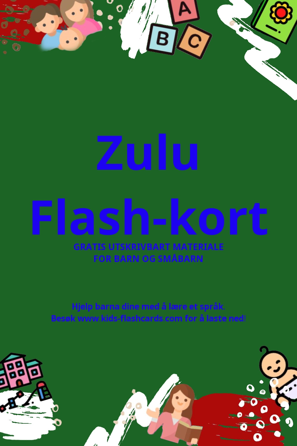 Arbeidsark for å lære Zulu